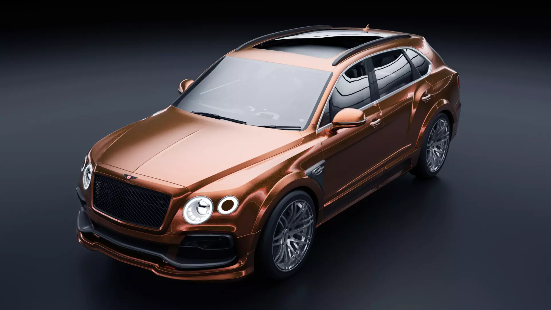 Bentley Bentayga Startech Low-poly 3D model_0