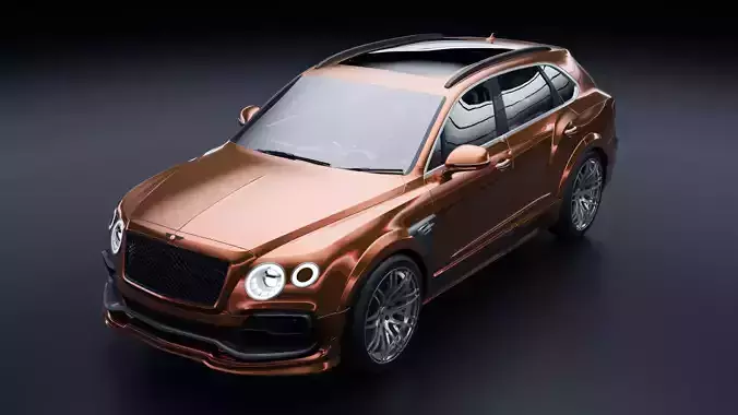 Bentley Bentayga Startech Low-poly 3D model