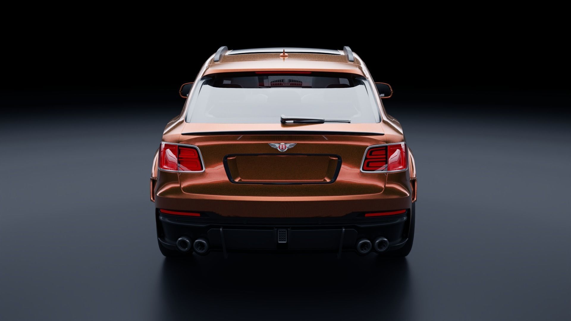 Bentley Bentayga Startech Low-poly 3D model_5