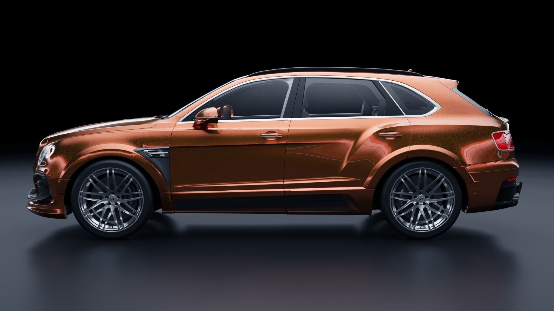 Bentley Bentayga Startech Low-poly 3D model_2