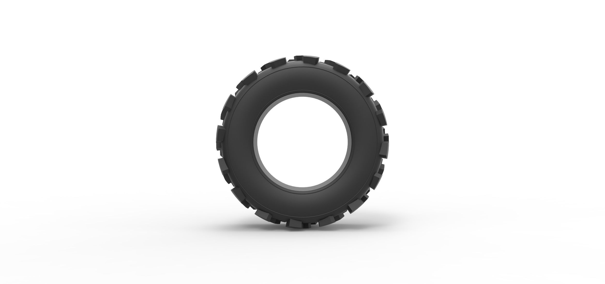 Offroad tire 61 Scale 1 to 25 3D print model_4