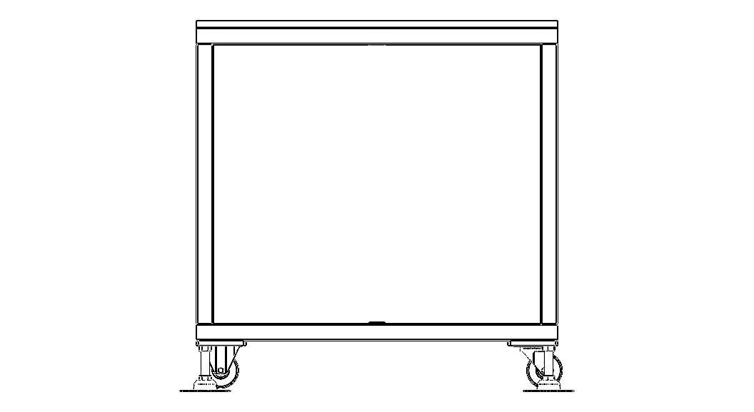 Mobile Steel Workbench WL89 3D model_14