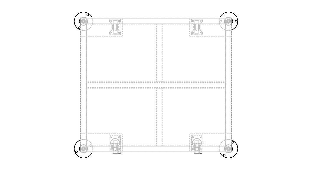 Mobile Steel Workbench WL89 3D model_9