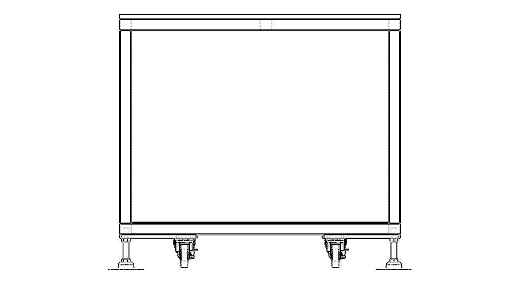 Mobile Steel Workbench WL89 3D model_6