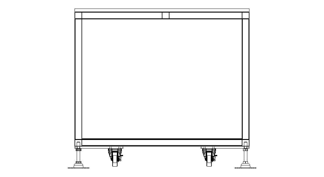 Mobile Steel Workbench WL89 3D model_7