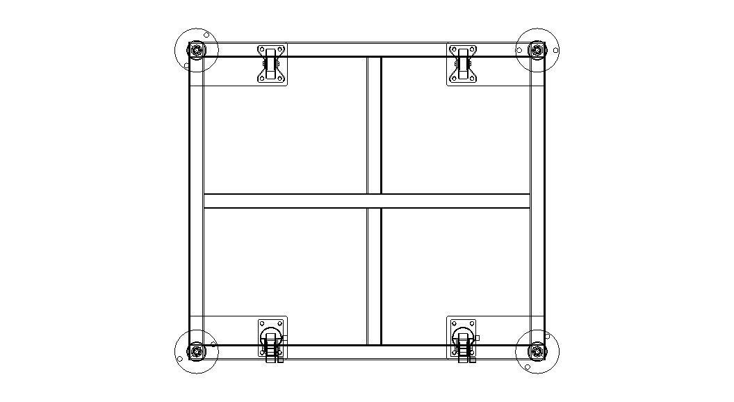 Mobile Steel Workbench WL89 3D model_10