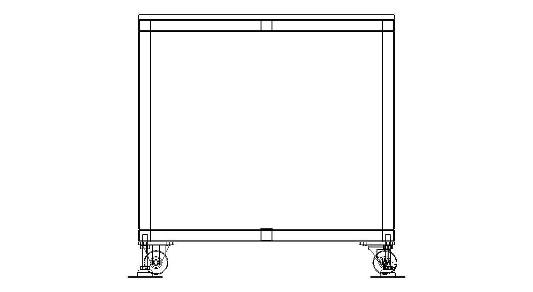 Mobile Steel Workbench WL89 3D model_16