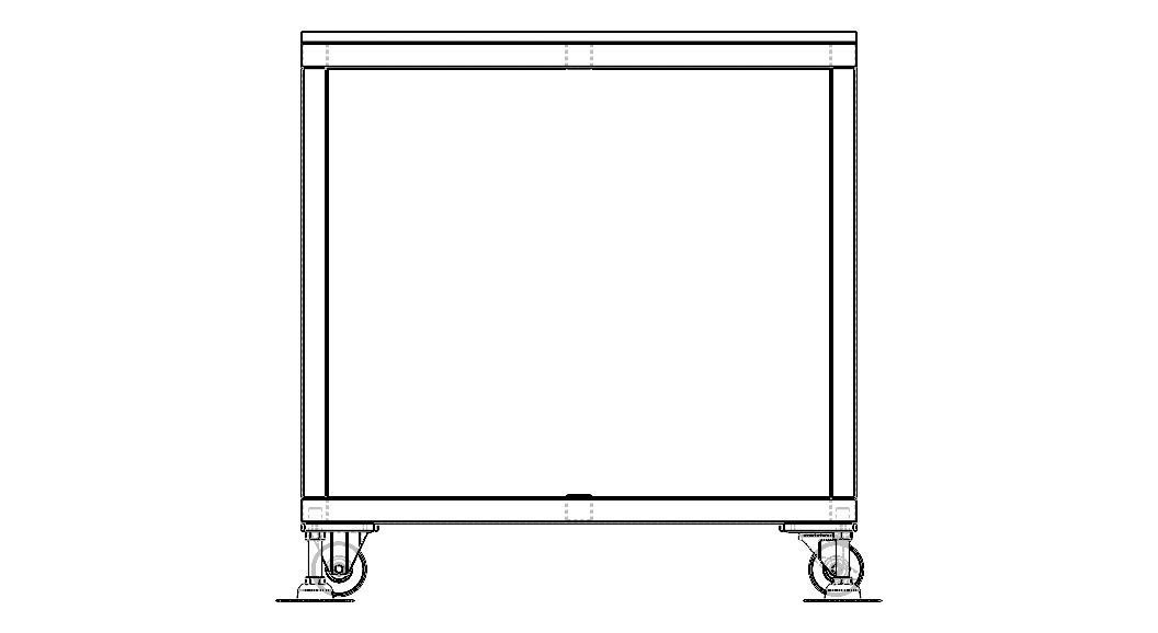 Mobile Steel Workbench WL89 3D model_15