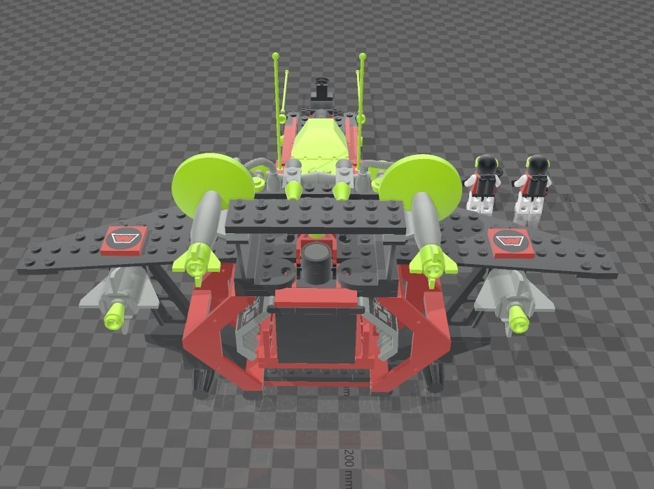 LEGO STELLAR RECON VOYAGER M-TRON 6956 3D print model_4