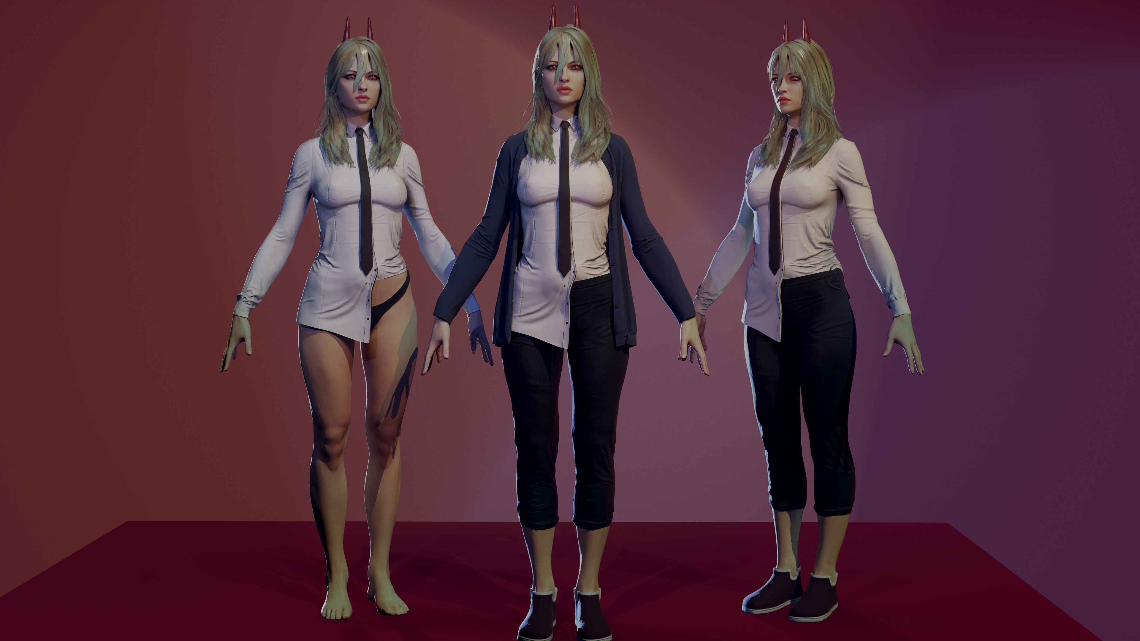 Power Low-poly 3D model_7