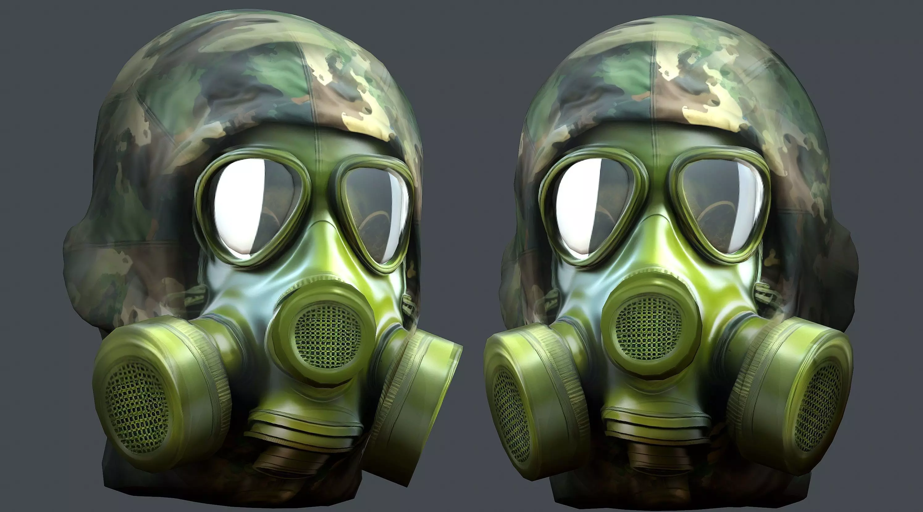 Helmet 3d model military combat Military Low-poly Low-poly 3D model_0