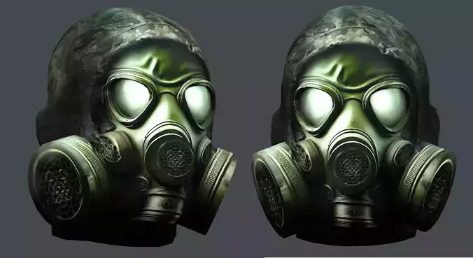 Helmet 3d model military combat Military Low-poly