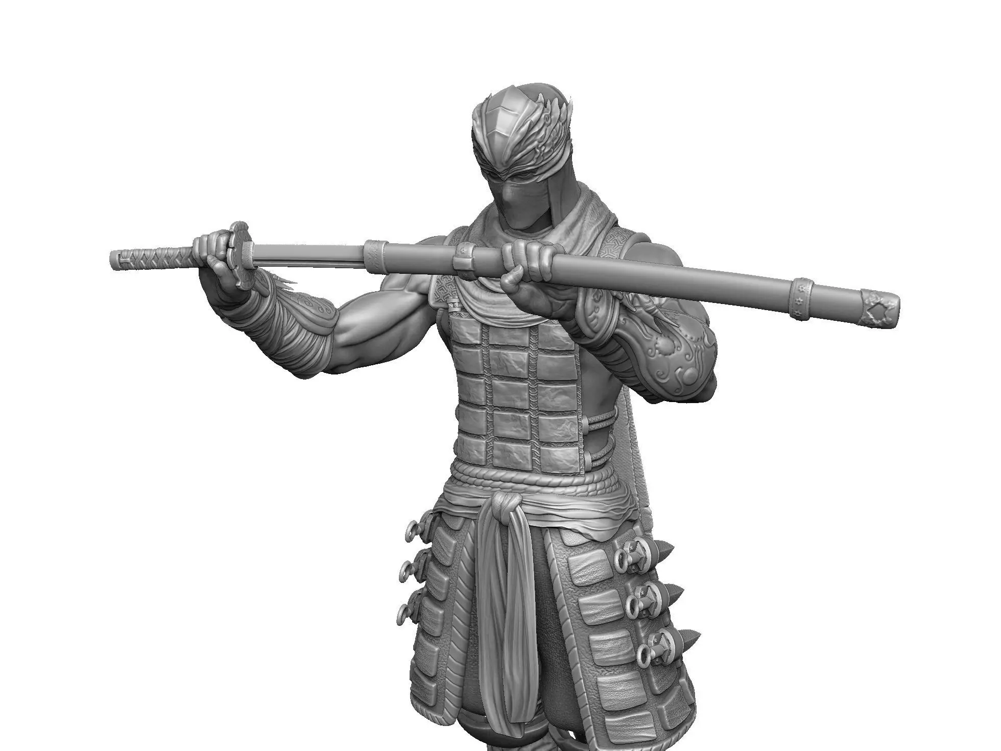 RYU HAYABUSA Ninja Gaiden with a sword 2 for 3D printing STL 3D print model