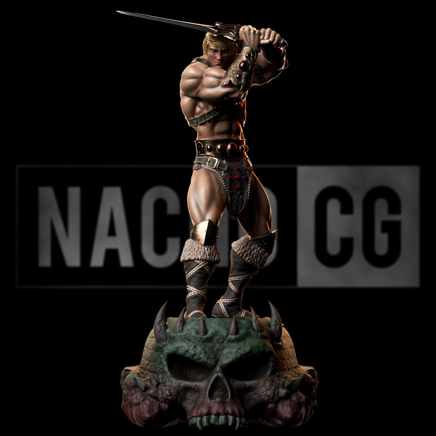 Fan Art - Masters of the Universe - He Man - Statue 3D print model_1