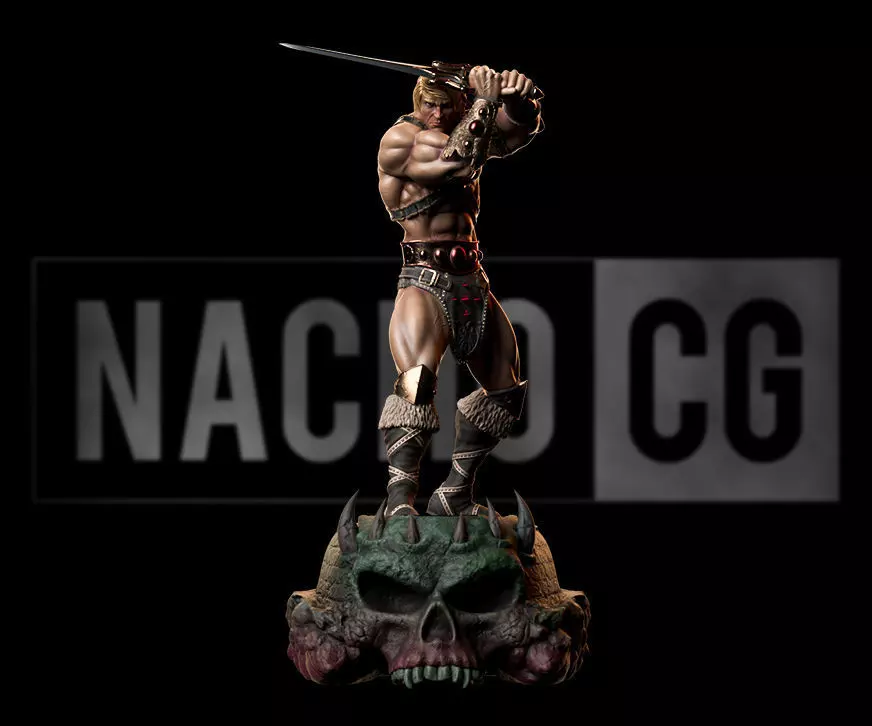 Fan Art - Masters of the Universe - He Man - Statue 3D print model_0