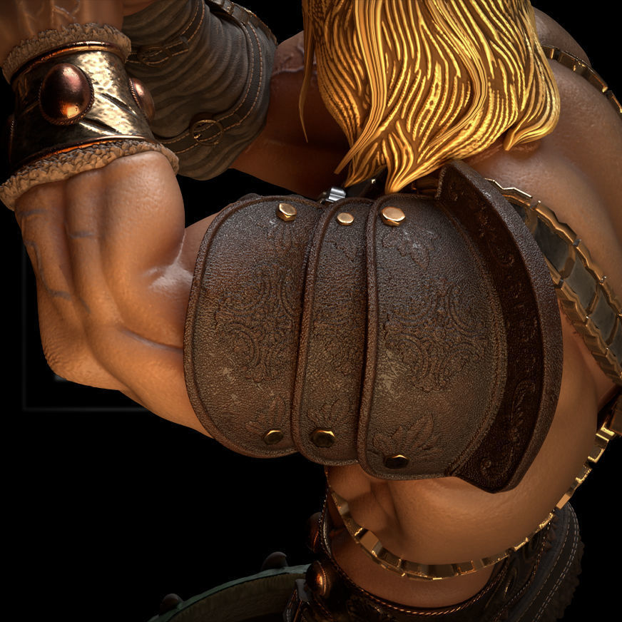 Fan Art - Masters of the Universe - He Man - Statue 3D print model_10