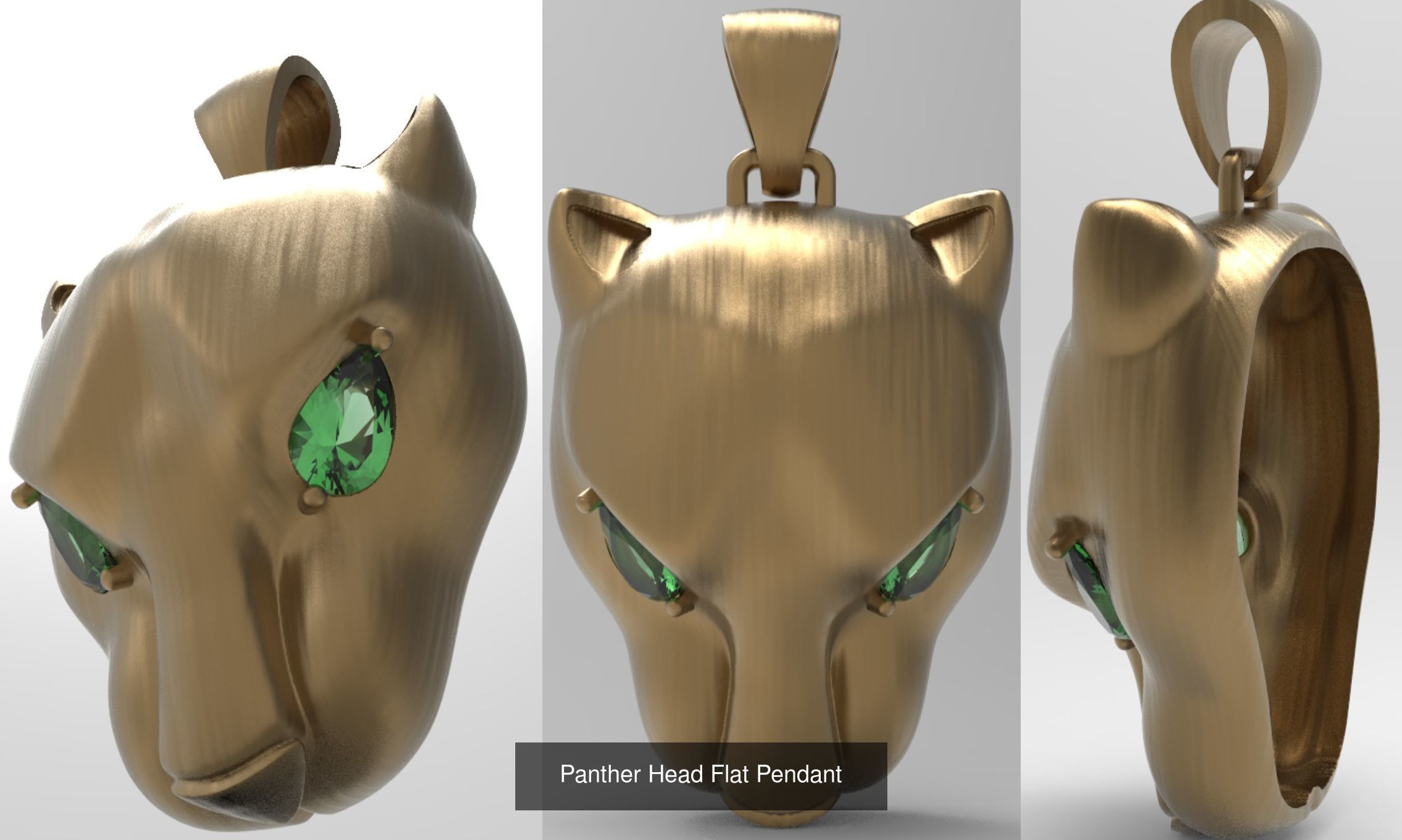 Panther head  3D Model Collection_2