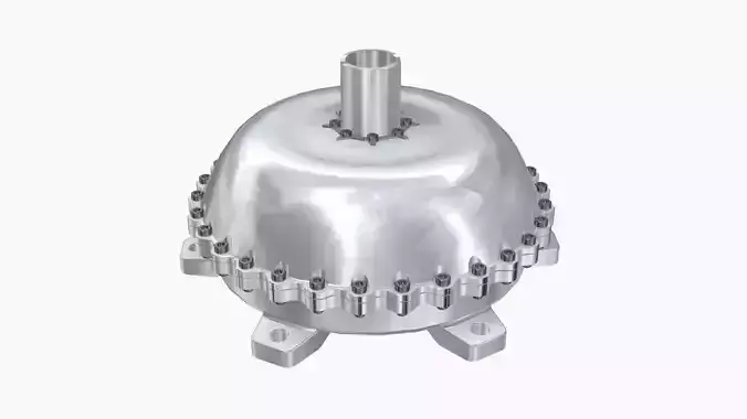 Neal Chance Billet Torque Converter Low-poly 3D model