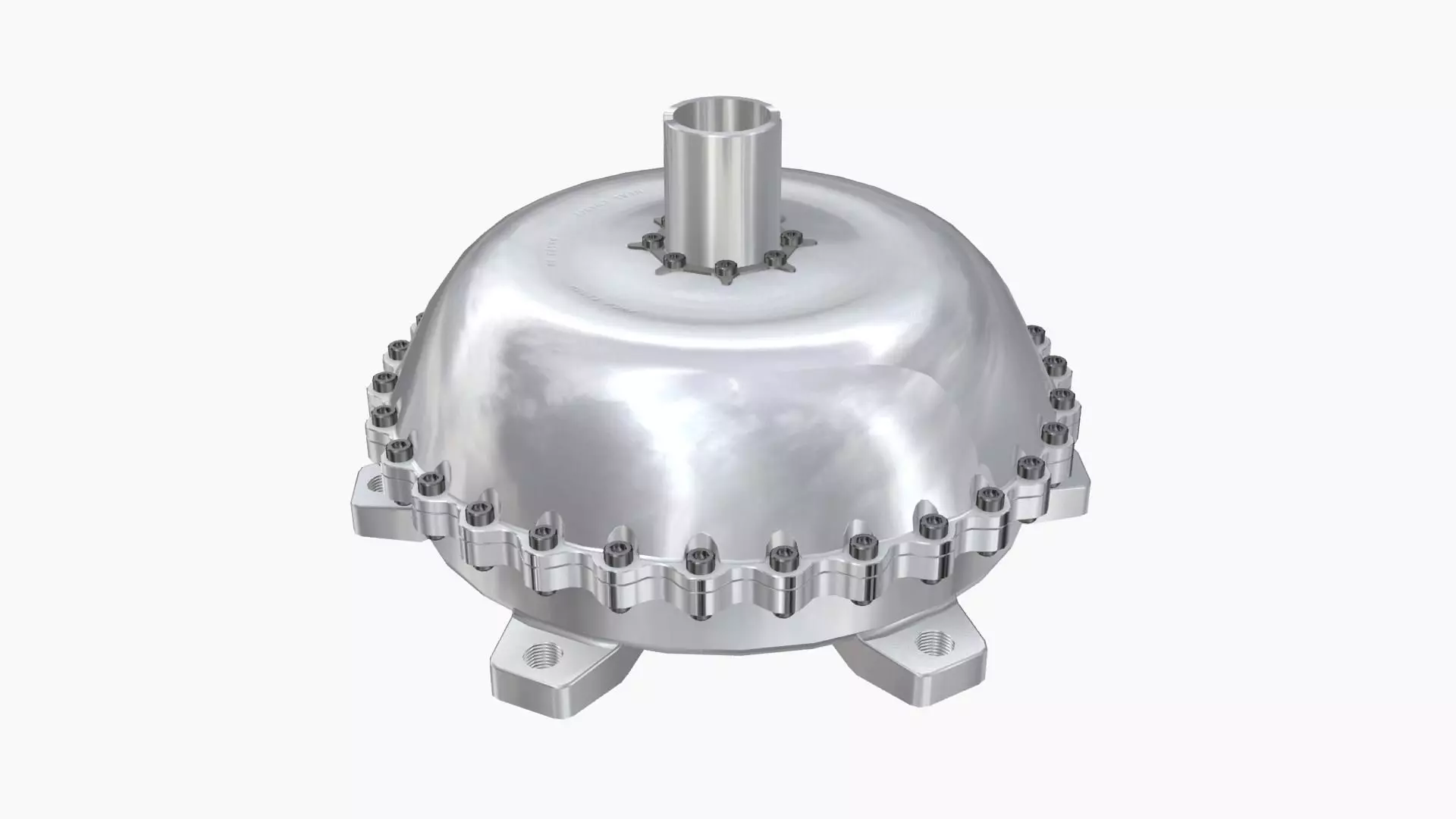 Neal Chance Billet Torque Converter Low-poly 3D model_0