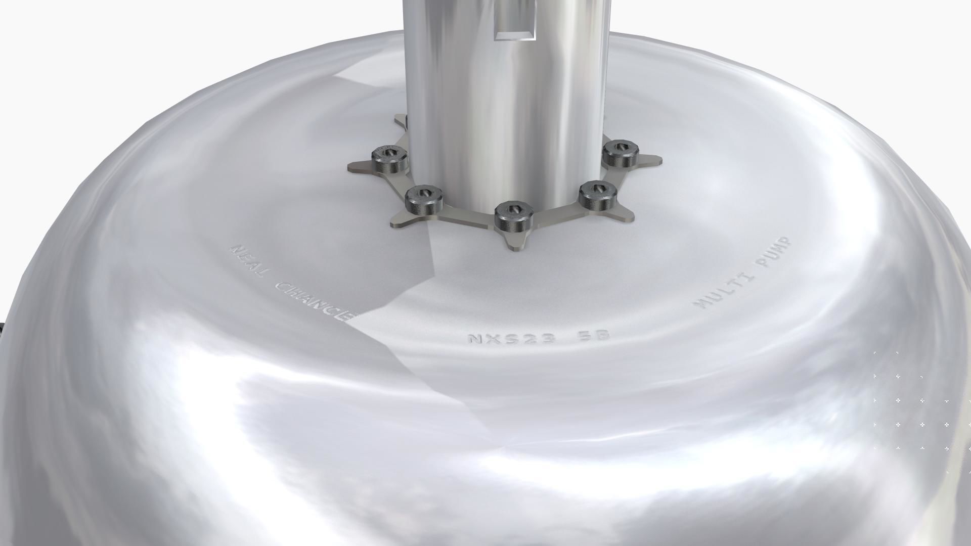 Neal Chance Billet Torque Converter Low-poly 3D model_2