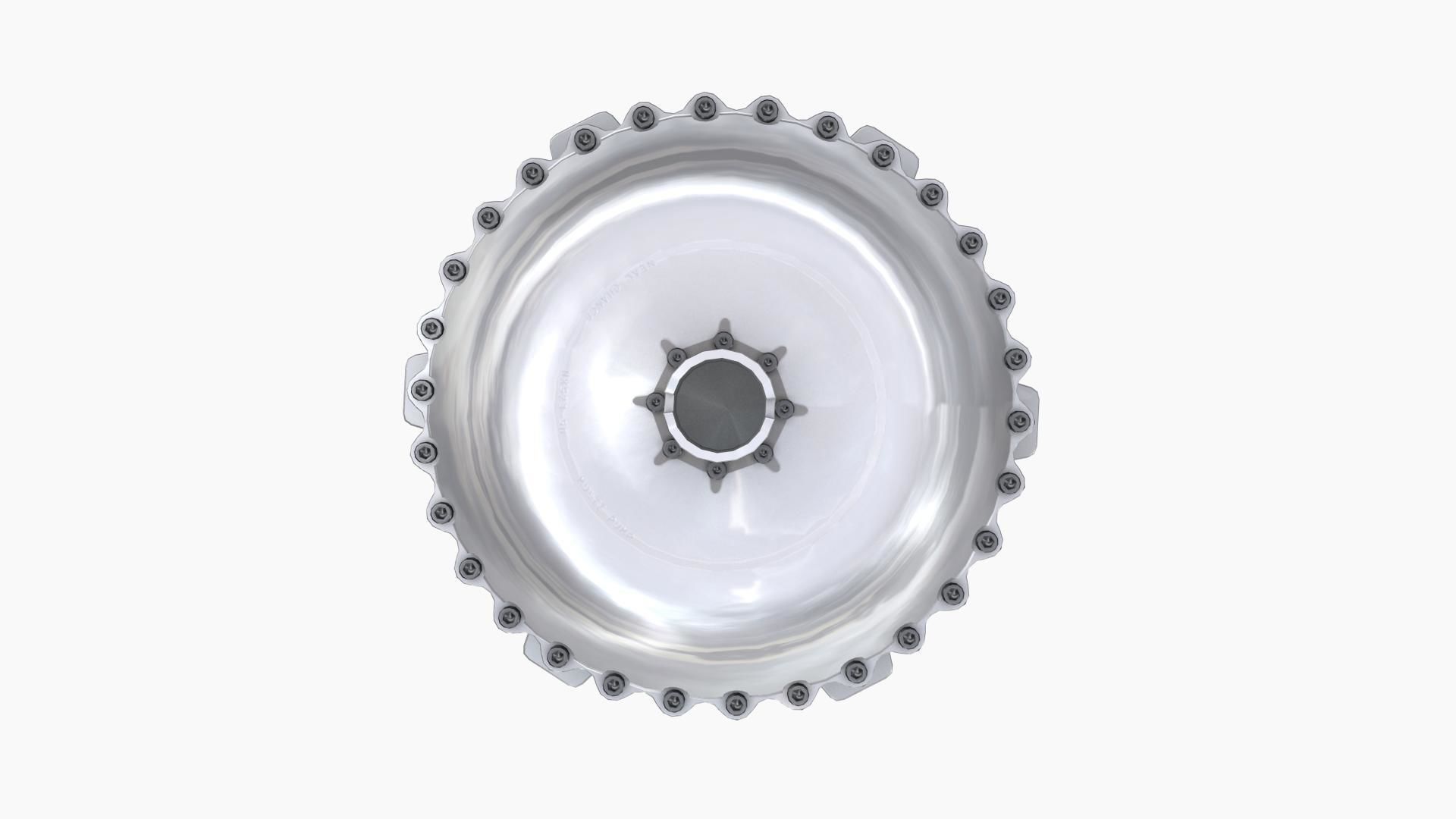 Neal Chance Billet Torque Converter Low-poly 3D model_5