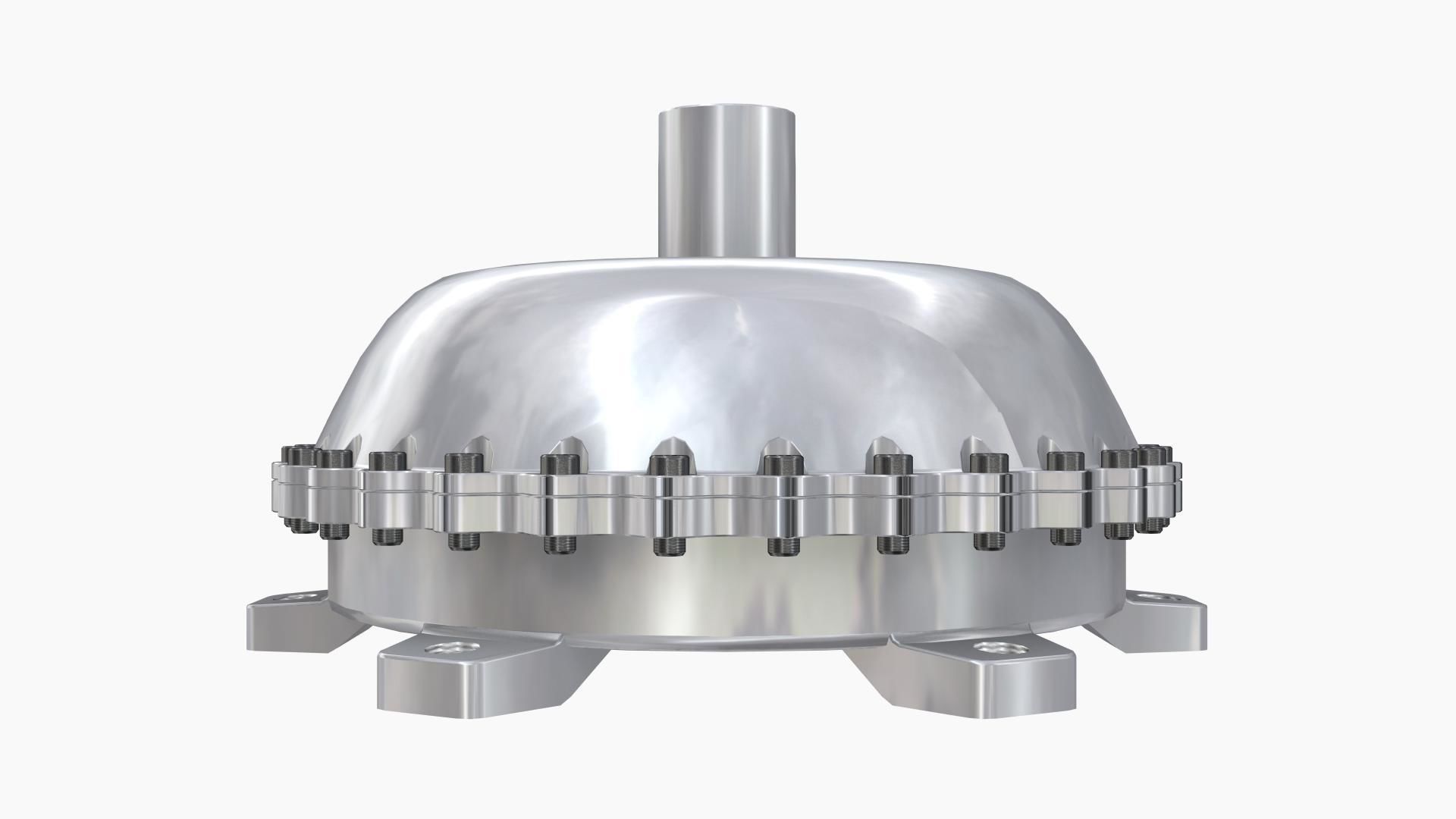 Neal Chance Billet Torque Converter Low-poly 3D model_3