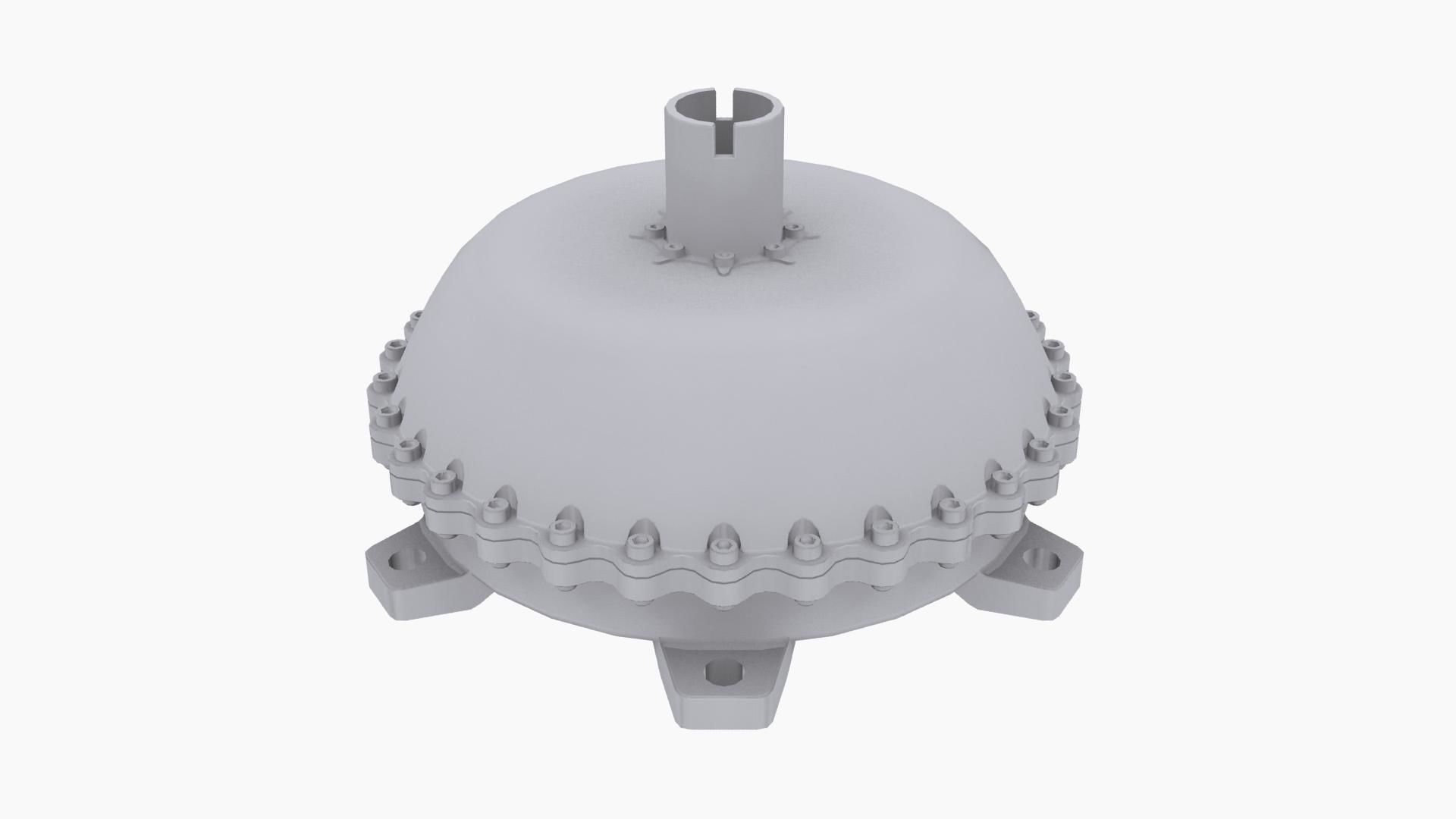 Neal Chance Billet Torque Converter Low-poly 3D model_7