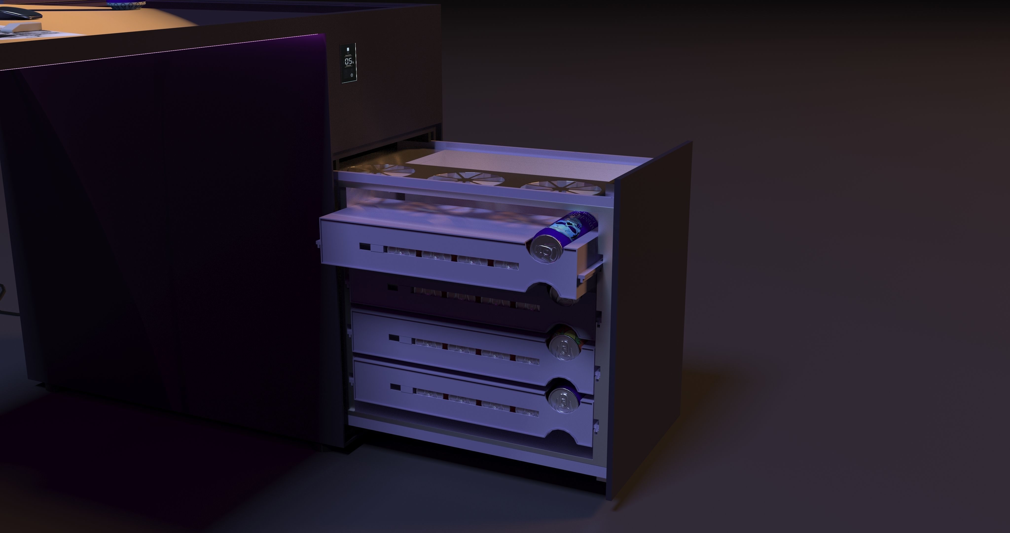 Designer workspace 3D model_3