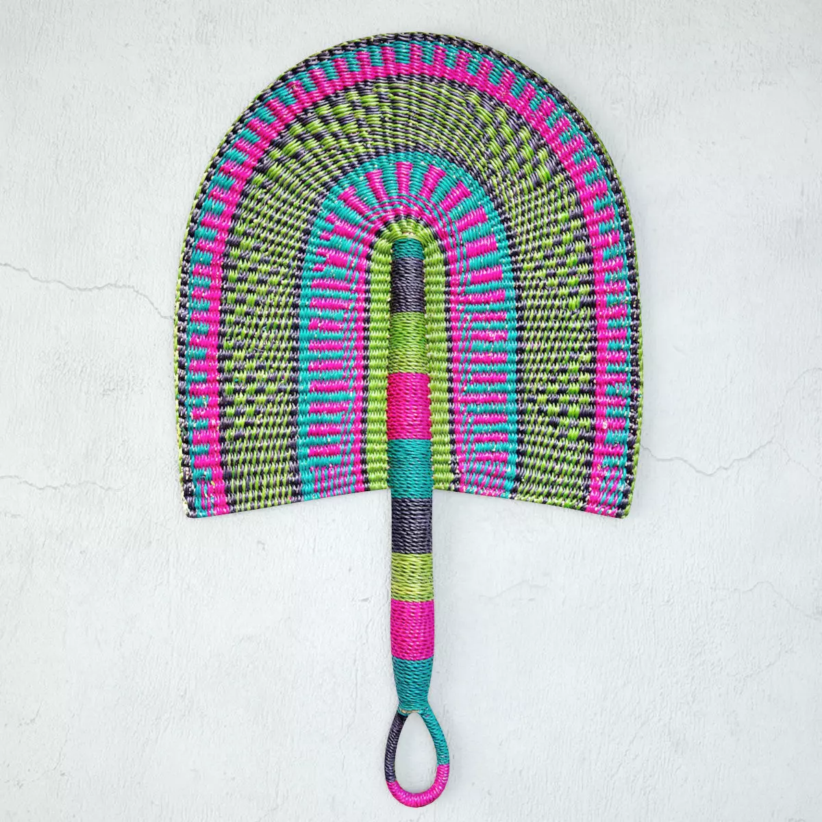 African Handwoven Fan 29 3D model_0