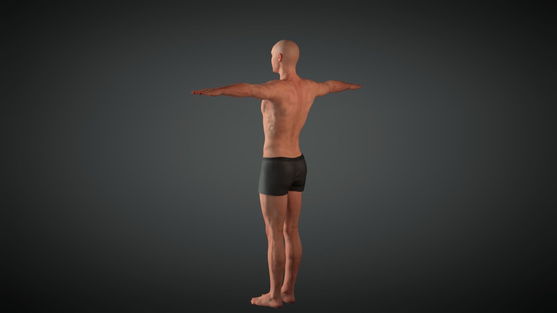 Man Brad Pitt Character Low-poly 3D model_12