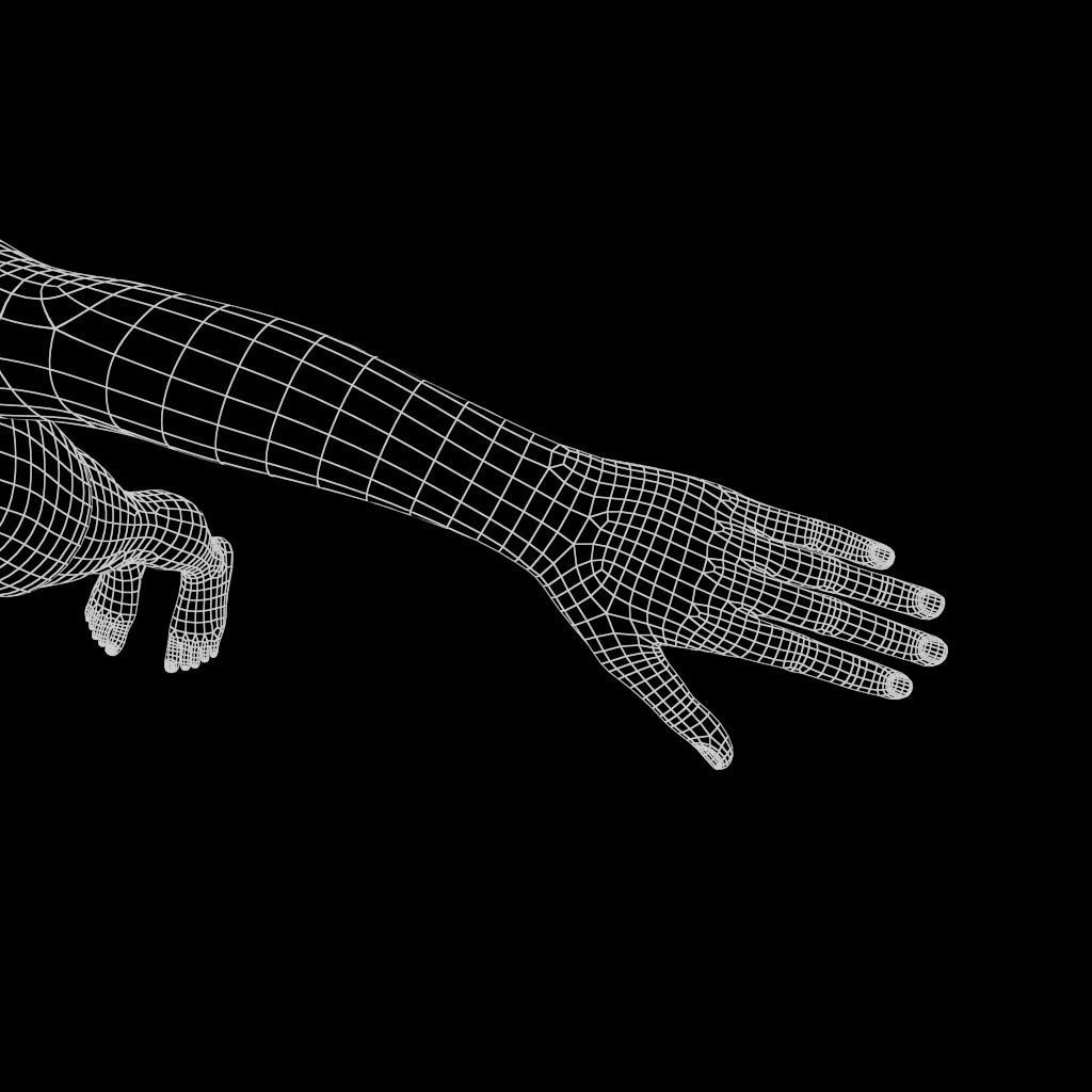 Man Brad Pitt Character Low-poly 3D model_19