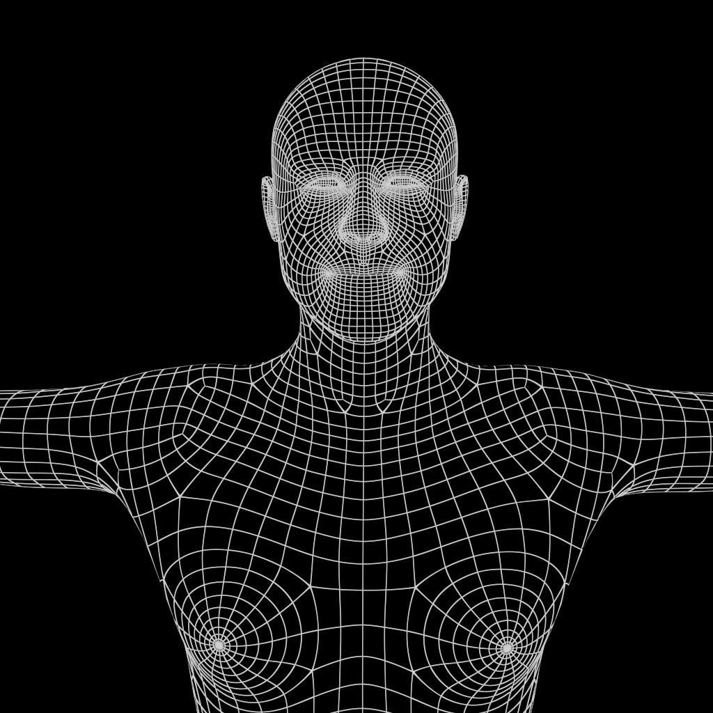 Man Brad Pitt Character Low-poly 3D model_20