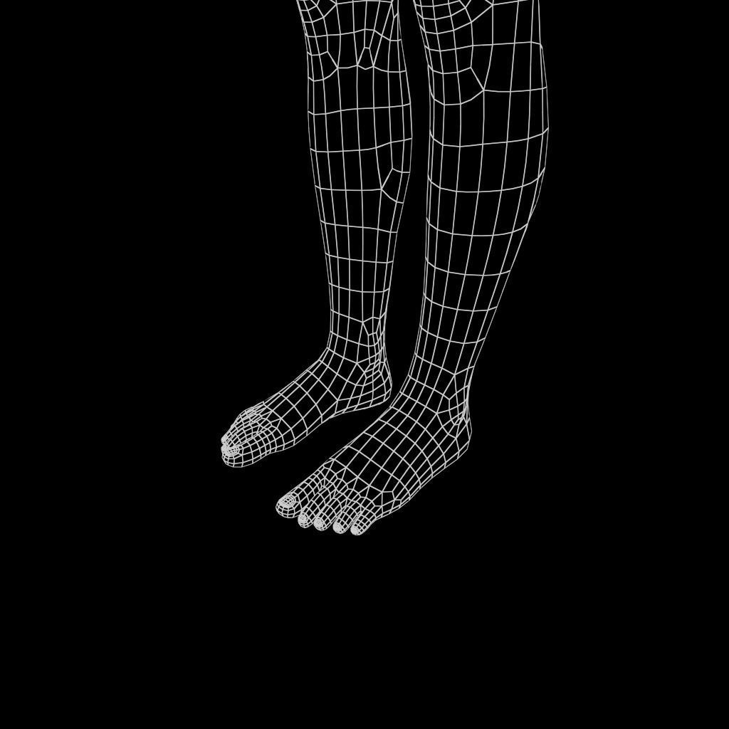 Man Brad Pitt Character Low-poly 3D model_18