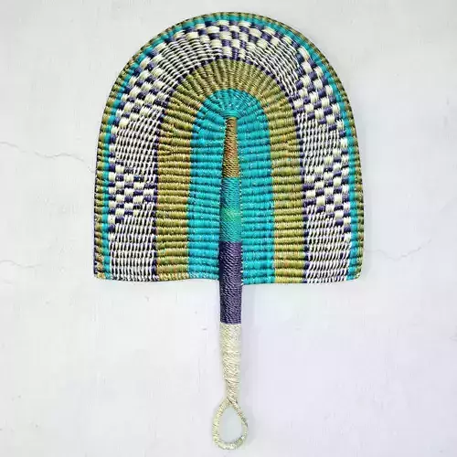 African Handwoven Fan 30