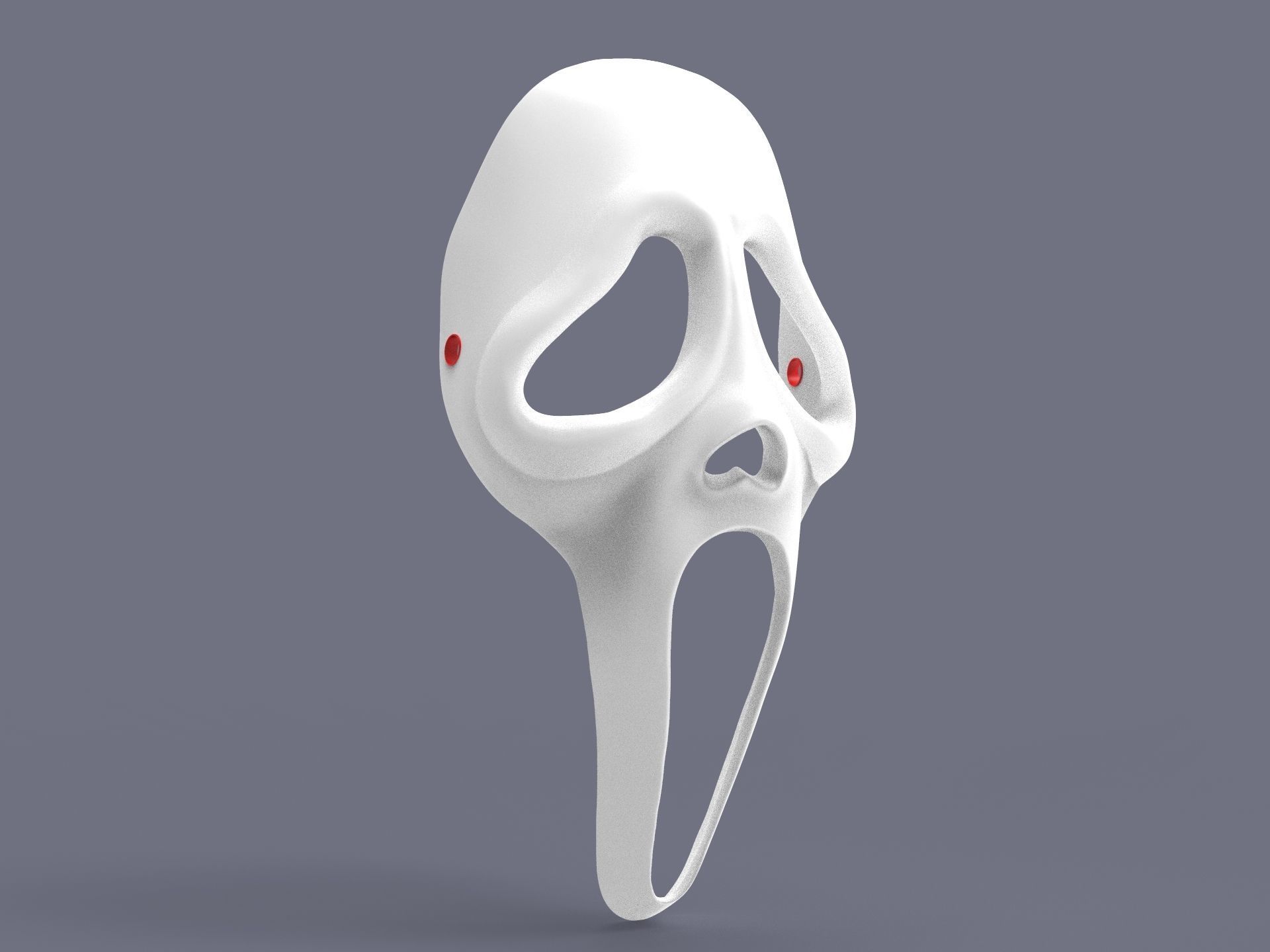 Ghostface Scream mask DBD 3D print model_9