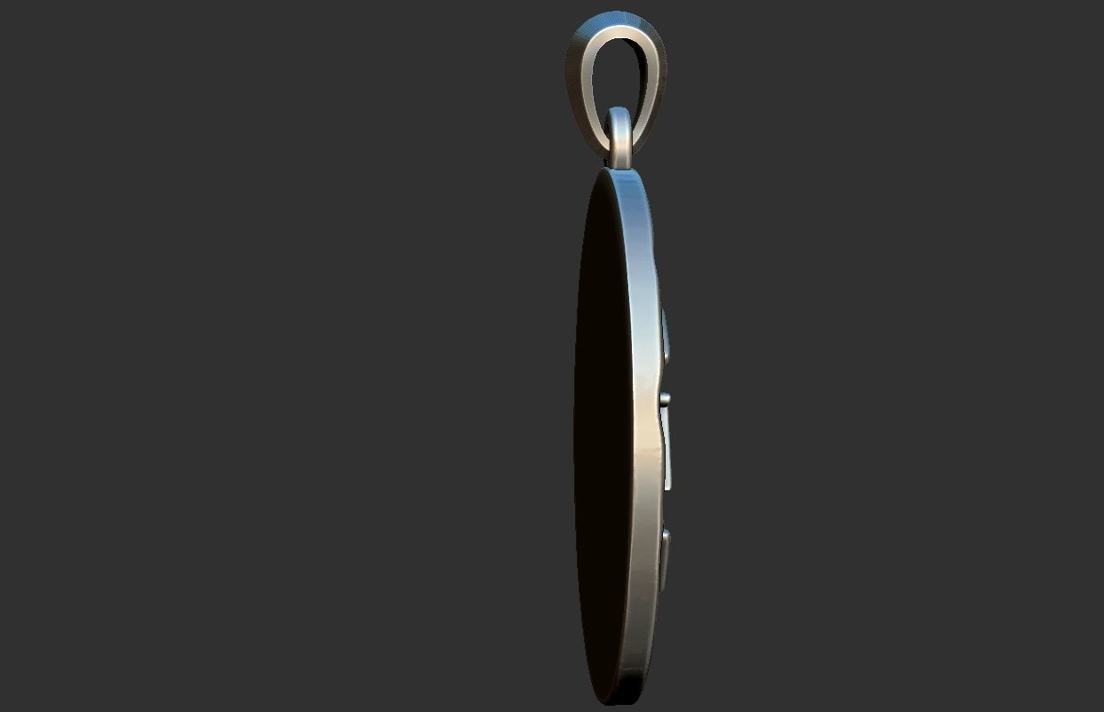 Chi-Rho PX Medal 3D print model_5