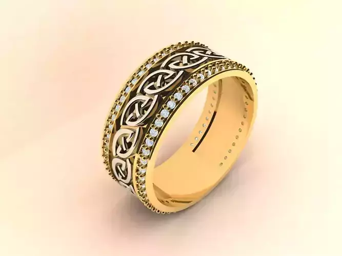 Celtic knot ring 004