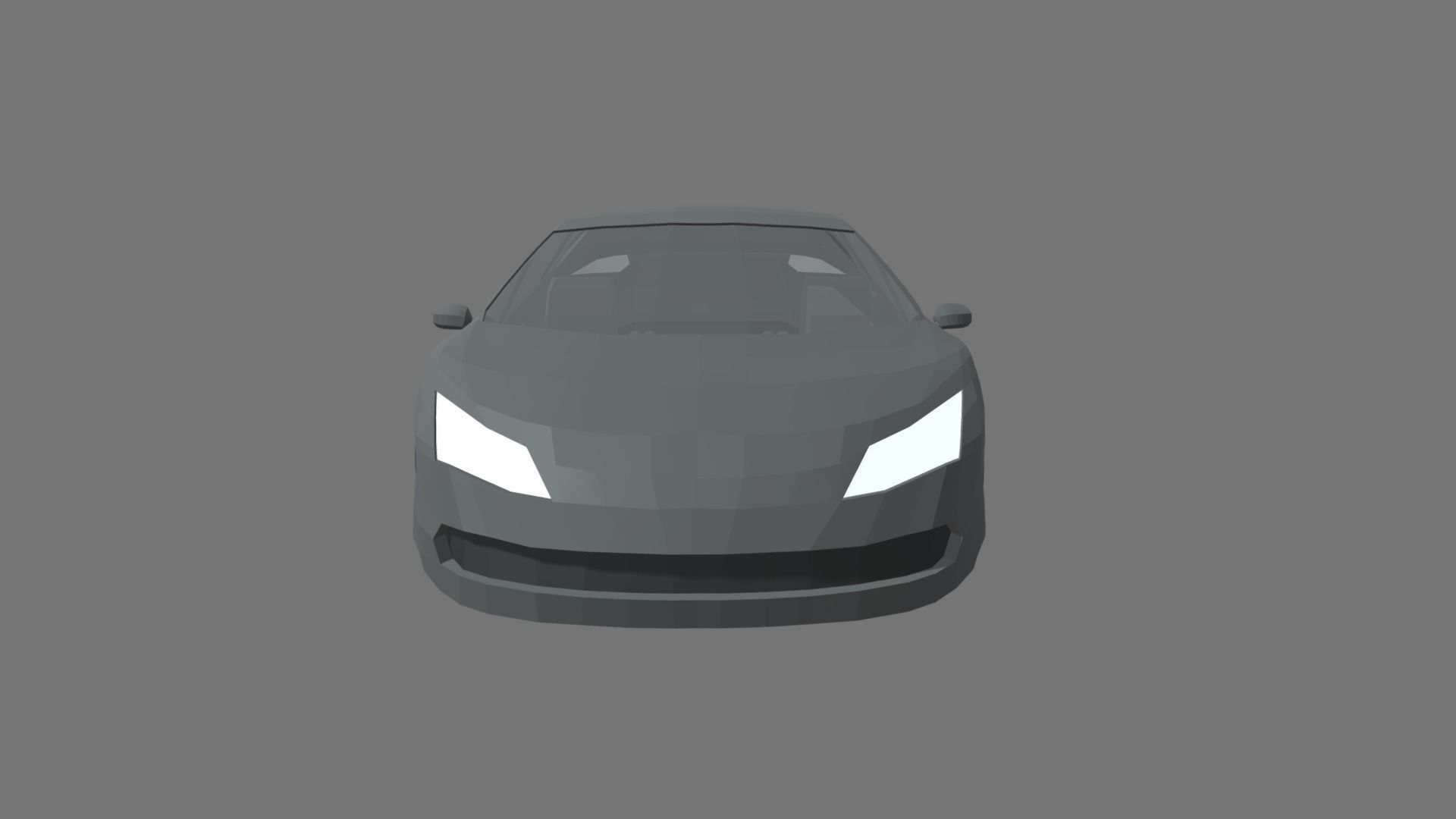 Low Poly Sport Car 01 Low-poly 3D model_4