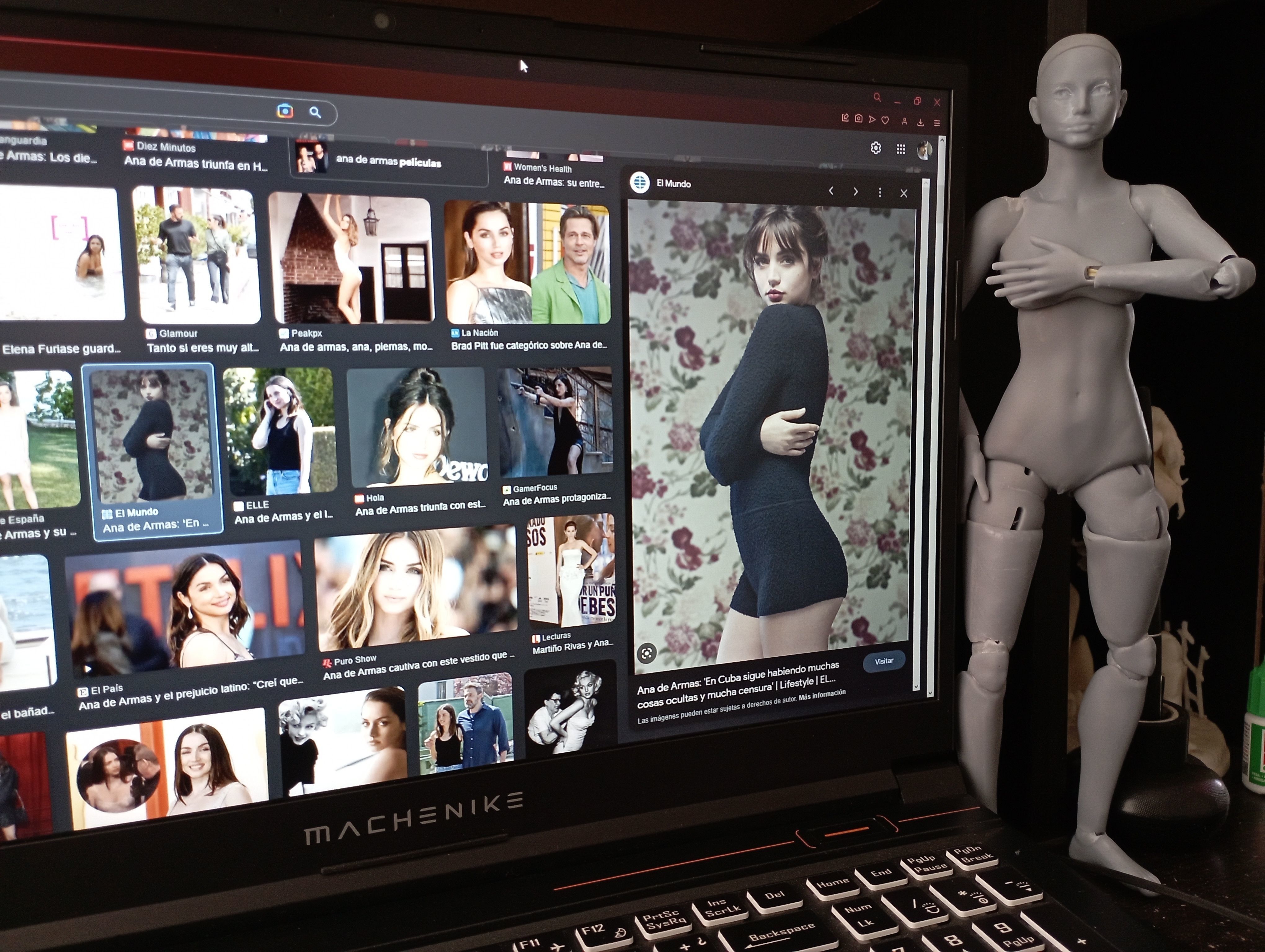 Ana de armas bjd 3D print model_14