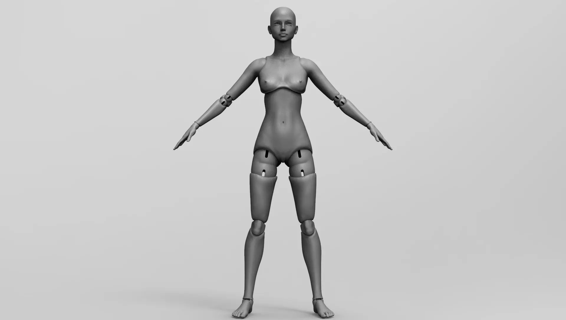 Ana de armas bjd 3D print model_0