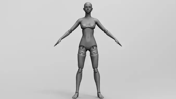 Ana de armas bjd 3D print model