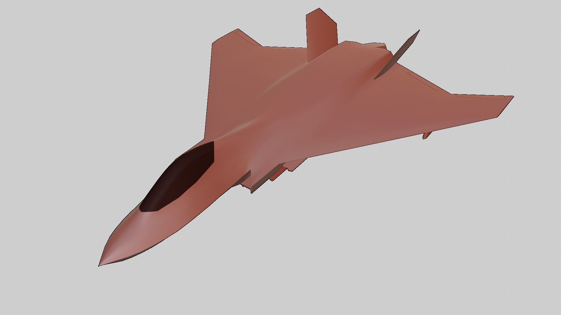BAE Systems Tempest British Concept Fighter Low-poly 3D model_10