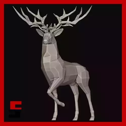 Low Poly Deer