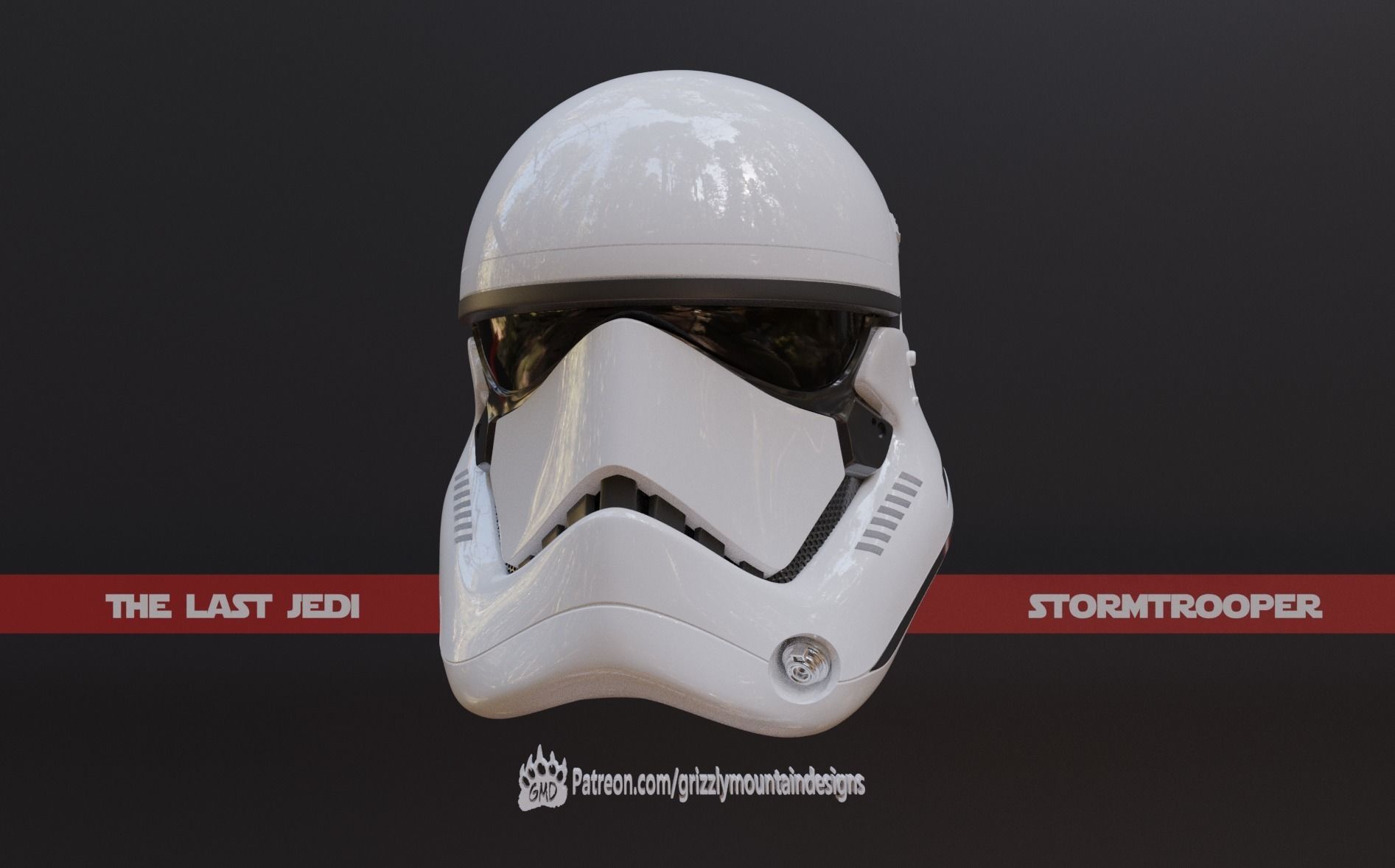 The Last Jedi Storm trooper accurate helmet FOTK ready to print 3D print model_8