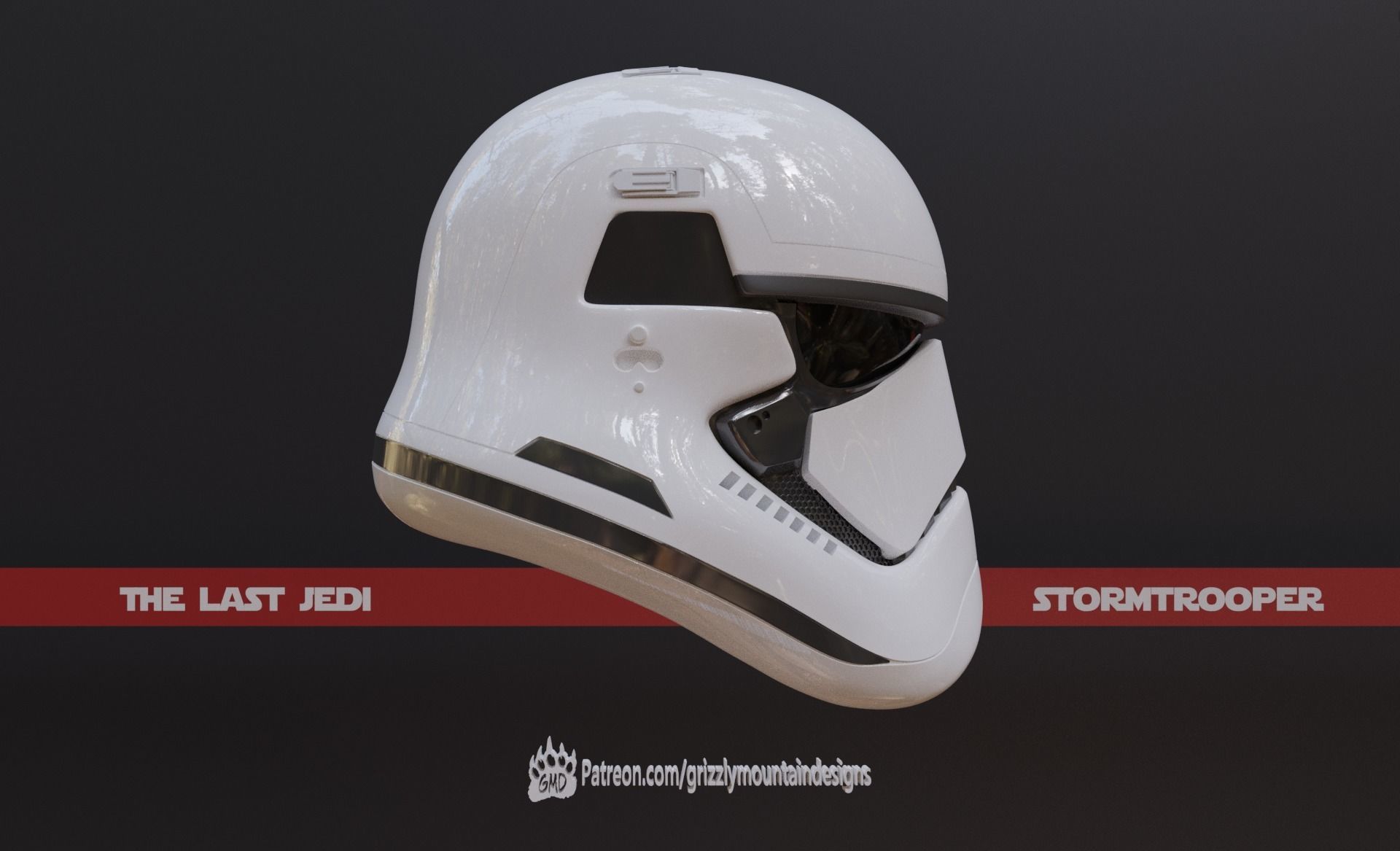 The Last Jedi Storm trooper accurate helmet FOTK ready to print 3D print model_5