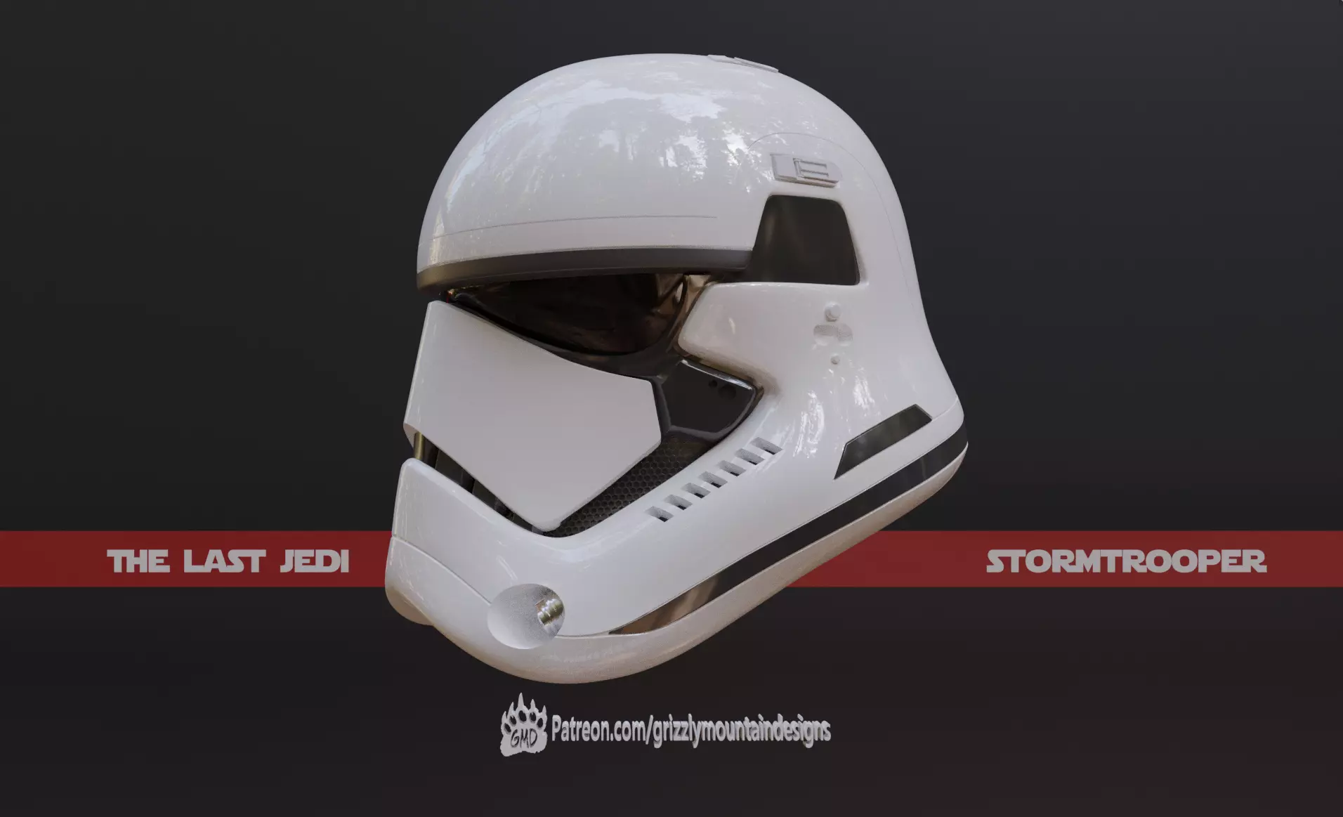 The Last Jedi Storm trooper accurate helmet FOTK ready to print 3D print model_0