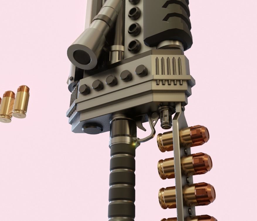 Giant Shooting Sword  3D model  Low-poly 3D model_4