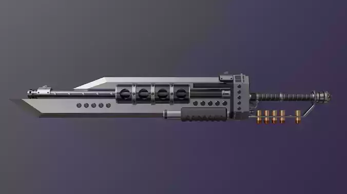 Giant Shooting Sword  3D model 