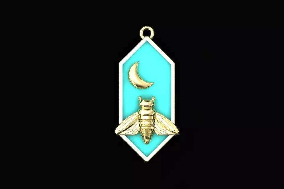 Bee Pedant 3D print model