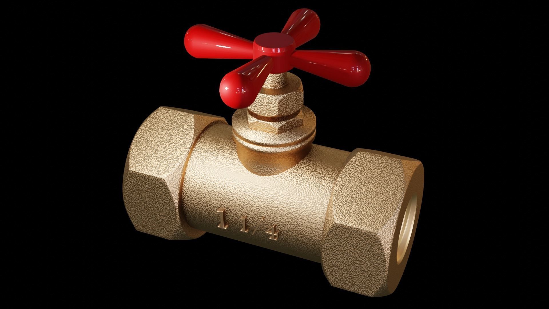 Shut off Valve 3D model_3